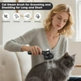 thumbnail image 2 of Cat Steam Brush for Grooming and Shedding for Long and Short Hair Pets Deshedding and Hair Removal tool for Dogs & Cats Self Cleaning 4 in 1 Massaging Pet Spray Spritz Defur Comb, 2 of 7