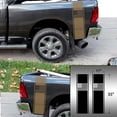 thumbnail image 2 of American USA Flag Racing Stripes Rear Truck Bed Vinyl Decal Sticker Sport Lines Styling Straight Lines Compatible with Most Pickup Trucks Back Graphic Sporting (11" x 35", Light Brown), 2 of 8