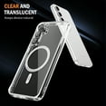 thumbnail image 2 of Dteck Magnetic Case for Samsung Galaxy A15,Shockproof Clear Case Compatible with MagSafe Back Cover for Galaxy A15 5G,Clear, 2 of 7