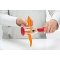 thumbnail image 6 of Slap Chop No Mess Peeler for Fruits and Vegetables | Attached Chamber Catches Peels and Mess | 3 Interchangeable Sharp Blades | Easy to Clean, Dishwasher Safe, 6 of 6