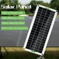 thumbnail image 2 of 30W Polycrystal Solar Panel Flexible Solar Panel for Camping Car Traveling Outdoor Emergency Power Accessory, 2 of 4