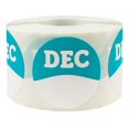thumbnail image 1 of Décembre Mois de l'Année à Écrire Jan - Dec Stickers 1,5" Pouce Rond 500 Pack, 1 of 1