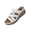 White_002, variant on Domuza Women's Casual Walking Athletic Slide Sandals Slip On Casual Comfortable Arch Support Lightweight Summer Beach Sandal Khaki 8(EU-40)