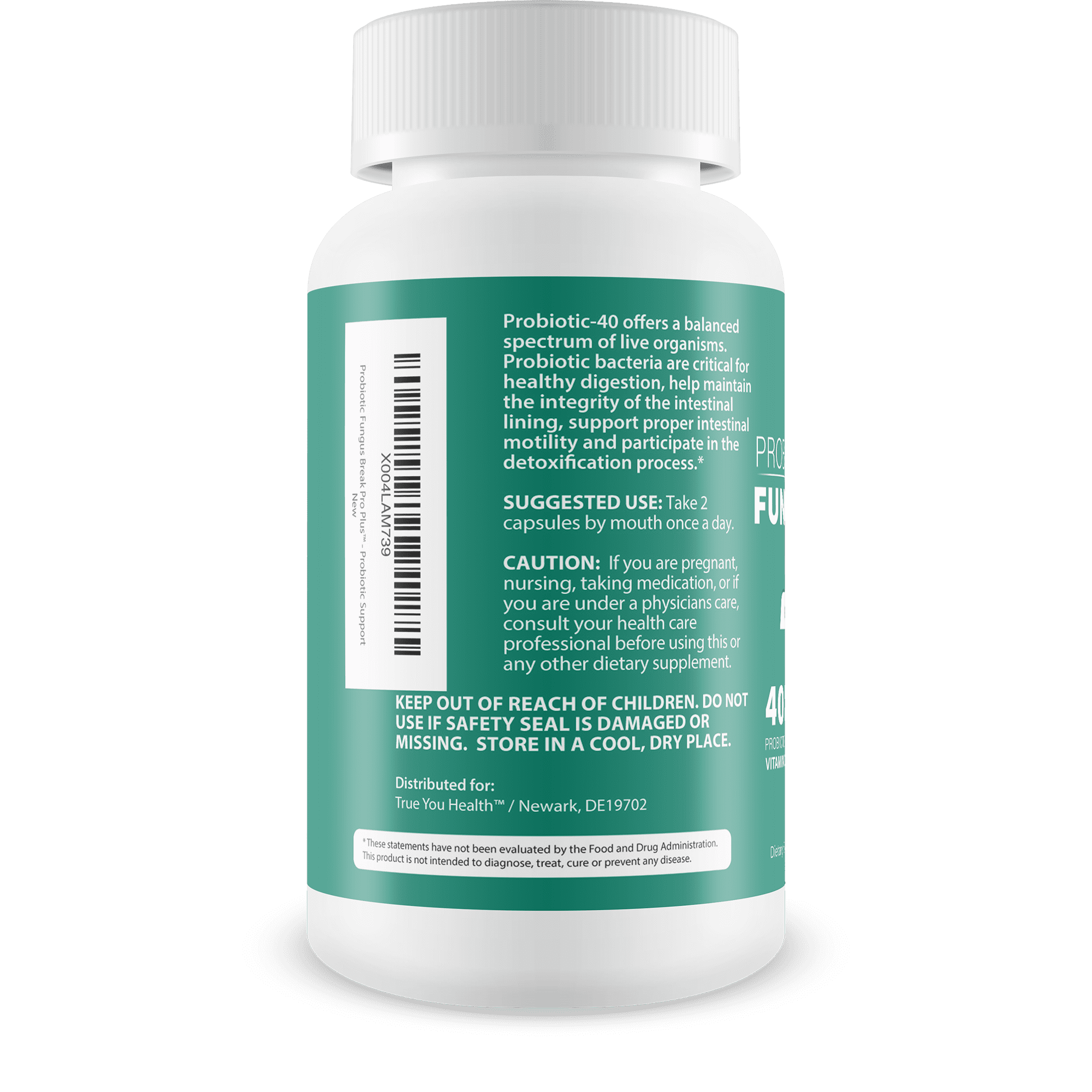 Probiotic Fungus Break Pro Plus - Improved Formula - Our Best Nail Fungus Probiotics For Nail Fungus Care - Best Nail Fungus Pills - Natural Nail Fungus Care Best Nail Fungus Treatment Probiotic Pill