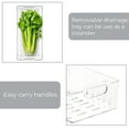 thumbnail image 6 of Mainstays Plastic Pull-Out Colander Bin with Removable Drainage Tray, Large, Clear, Ideal Use for Storage and Transport, 6 of 10