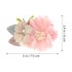 thumbnail image 5 of RomaMX 6 piezas Flower Hair Bows Baby Alligator Clips Barrettes para el cabello Accesorios para el cabello, 5 of 7