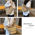 thumbnail image 2 of CAILDANL Straw Beach Bag, Summer Straw Handbags for Women TrendyStraw Purses Woven Tote Bag for Travel Vacation, 2 of 7