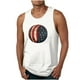 thumbnail image 1 of Tanques para Hombre de Verano Suelto Cuello Redondo de Algodón Poliéster Desgaste Casual, Camisa sin Mangas Deportivas de los Hombres para Diario Y Al Aire Libre, 1 of 4