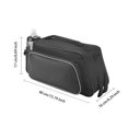 thumbnail image 3 of Greeniant Bolsa para asiento trasero de bicicleta, correa reflectante, marco resistente a desgarros, bolsa para sillín, portaequipajes, ropa, equipo de Ciclismo Greeniant OD027437-00, 3 of 6