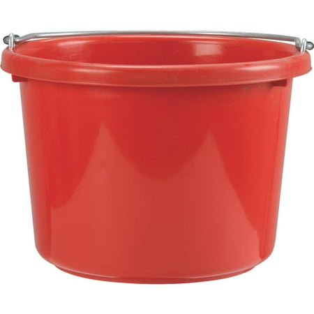 - Miller Mfg. 8 Quart Red Poly Bucket P8RED6