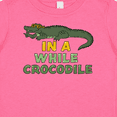 thumbnail image 4 of Inktastic In a While Crocodile with Cool Green Crock in Sunglasses Boys or Girls Baby T-Shirt, 4 of 5