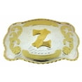 thumbnail image 1 of Initial (Z) Belt Buckle Letter Monogram Rodeo Cowboy Texas Fashion Costume Large, 1 of 2