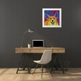 thumbnail image 3 of Bond, Angela 26x26 White Modern Wood Framed Museum Art Print Titled - Joyful Corgi, 3 of 4