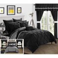 thumbnail image 1 of Chic Home CS0575-US Pinch Pleated Design Reversible Chevron Pattern Comforter Set with Sheets, Window Treatments & Decorative Pillows - King - 20 Piece, 1 of 1