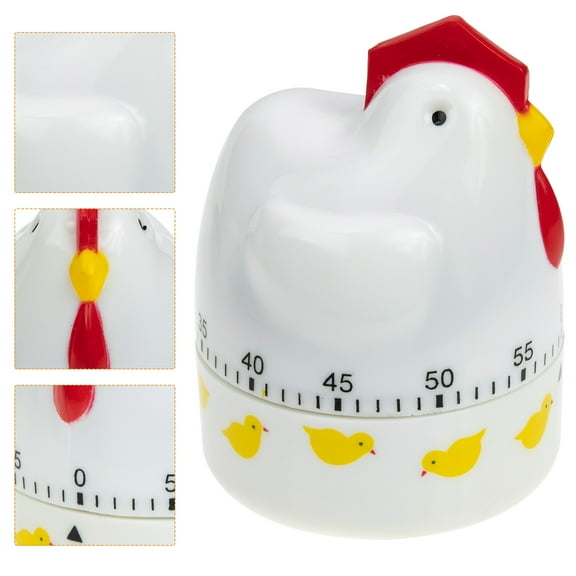 KALLORY Cute Kitchen Timer 7.5x5.7cm for Time Management 1Set