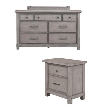 Prospect Hill 2 Piece 7 Drawer Dresser And 2 Drawer Nightstand