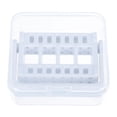 thumbnail image 1 of 1Pc Nail Polishing Bit Box Dustpoof Nail File Holder Grinding Head Socket White, 1 of 8