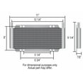 thumbnail image 2 of Derale 11 x 8-3/4 x 7/8 in Plate Type Automatic Trans Fluid Cooler P/N 13503, 2 of 5