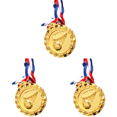 thumbnail image 1 of Medalla Deportiva Baloncesto 6 5 Cm Con Cinta para El Cuello Ganadores (Oro), 1 of 7