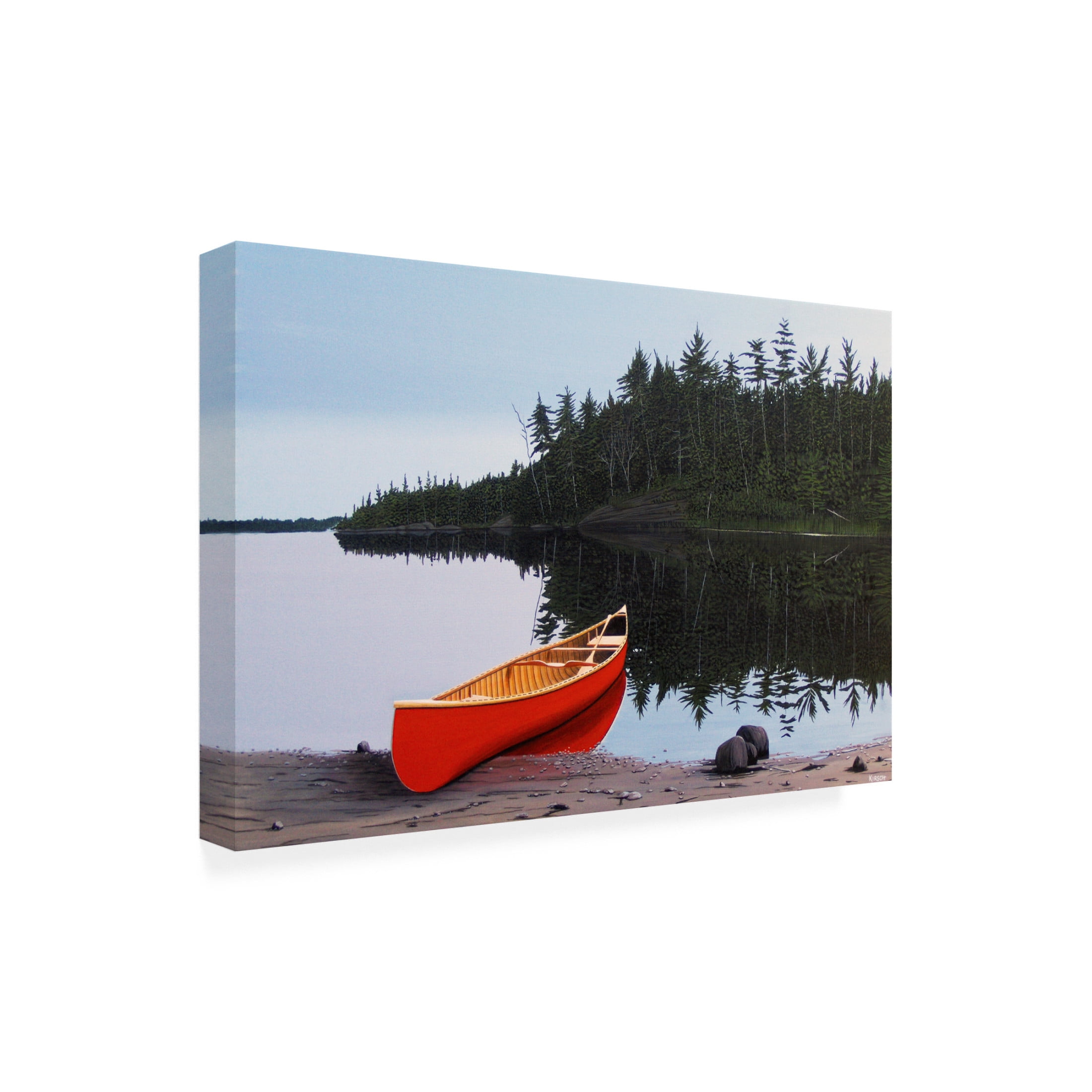 Canvas Wall Art - Kenneth M Kirsch 'Moments of Peace' Wall Art for Living Room, Bedroom, or Office Décor by Trademark Fine Art - 32 x 22 Inches
