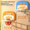 thumbnail image 4 of Childrens Indoor Basketball Hoop Toy Set, Adjustable Height Backboard & Net System for Kids & Toddlers, Parent-Child Shooting Ball Game, Easy Install Plastic, Ages 2-8, 4 of 8