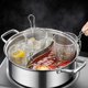 thumbnail image 4 of Colador de fideos de acero inoxidable, colador de olla caliente, colador de malla resistente al calor, suministros de cocina, 4 of 6