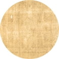 thumbnail image 1 of Ahgly Company Indoor Round Persian Brown Traditional Area Rugs, 4' Round, 1 of 4