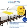 thumbnail image 2 of Secure Safety Solutions Bed Alarm for Elderly Adults - 12" x 30" Motion Pressure Sensor Pad, 80 dB Patient Monitor with Holder, 9V Battery - Wandering & Fall Prevention for Dementia Patients, Seniors, 2 of 9
