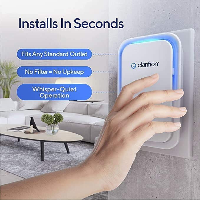 Clarifion Air Ionizers for Home (3 Pack) - Negative Ion Clarifion Air Ionizers for Home (3 Pack) - Negative Ion