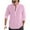 52#Pink, variant on Clothing Henley T Shirts for Men Long Sleeve Button Henley T-Shirts Mens Loose Fitting Shirt Stand Collar Shirt Casual Basic Tops