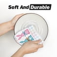 thumbnail image 4 of Sm:)e Colorful Stripe Rabbit Bunny Eggs Easter Kitchen Towels Dish Towels, 18x26 Inch Hand Towels Set of 2, 4 of 6