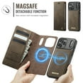 thumbnail image 3 of CaseMe Funda Tipo Billetera para iPhone 17 ProMax Compatible con Magsafe, 2 en 1 de Piel Sintética [Bloqueo RFID] Tarjetero Abatible con Soporte Magnético a Prueba de Golpes Desmontable, 3 of 10