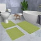 thumbnail image 5 of Juego de 3 alfombrillas de baño de espuma suave | Alfombras de baño de terciopelo absorbente y antideslizante | Alfombrillas de baño lavables a máquina y de secado rápido para baño y ducha, 5 of 6