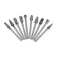 thumbnail image 2 of Ensemble de 10 Pcs de Bavettes Rotatives en Carbure pour Meule, Forage, Polissage et Sculpture, 2 of 9
