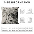 thumbnail image 6 of Acheng Music Notes Pillow Case,Black-White Music Notes Cushion Cover Square Standard Home Decorative for Men/Women White Black,2 Pcs White, 6 of 6