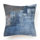 thumbnail image 2 of Funda de cojín de 45 x 45 cm, funda de cojín decorativa para sofá, cuadrada, azul y azul pizarra, juego de 4, decoración escandinava súper suave para sillón, hogar, sala de estar, 2 of 5