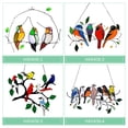 thumbnail image 2 of Suncatcher Window Hangings Multicolor Birds on a Wire Birds Stained Leyfeng  Inicio colgante, 2 of 7