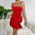 thumbnail image 4 of Vestido informal sin tirantes y sin espalda: estilo veraniego, poliéster, ideal para combinar con tacones altos, perfecto para la playa o una fiesta, tallas XS-L., 4 of 8