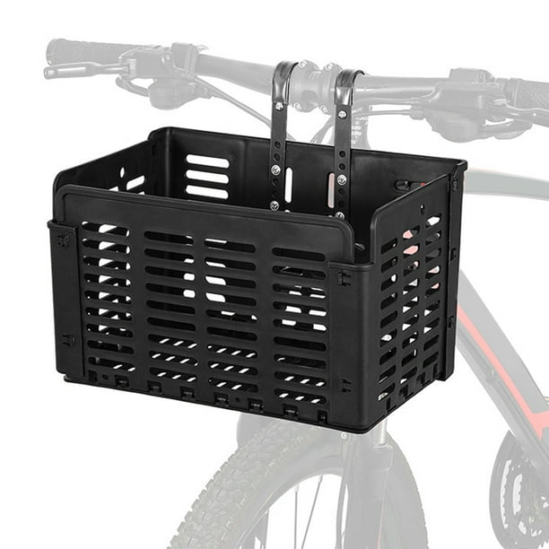 Folding Bike Basket PP Wire Detachable Front Rear Hanging Basket Walmart