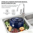 thumbnail image 4 of Máquina automática para purificar y lavar frutas y verduras: limpiador de productos agrícolas sin esfuerzo para uso en la cocina., 4 of 6