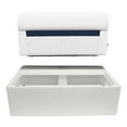 thumbnail image 6 of Wise 8WD100-1B-204 DLX Series 37" Pontoon Bench Seat - Base Only - White, 6 of 6