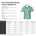 thumbnail image 6 of Lsque Green Sea Turtle pattern Hawaiian Shirt for Men, Unisex Summer Beach Casual Short Sleeve Button Down Shirts-3X-Large, 6 of 9