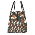 thumbnail image 4 of Vsdgher Cute Puppy Print Insulated Reusable Bags with Sturdy Zipper and Handles, Foldable Totes for Hot or Cold Food Bring or Delivery, 4 of 8