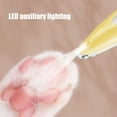 thumbnail image 5 of VBXOAE USB Rechargeable Waterproof Pet Hair Trimmer with LED Light Silent Low Vibration Shaver for Cats and Dogs with Rounded Safety Heads and USB Charging Cable, 5 of 6