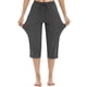 thumbnail image 3 of Wosthever Pantalones de niña Pantalones Deportivos Cómodos Pantalones de chándal de cintura alta con bolsillo grande Uniforme atlético Type1 gris Wosthever OD002099-04, 3 of 6