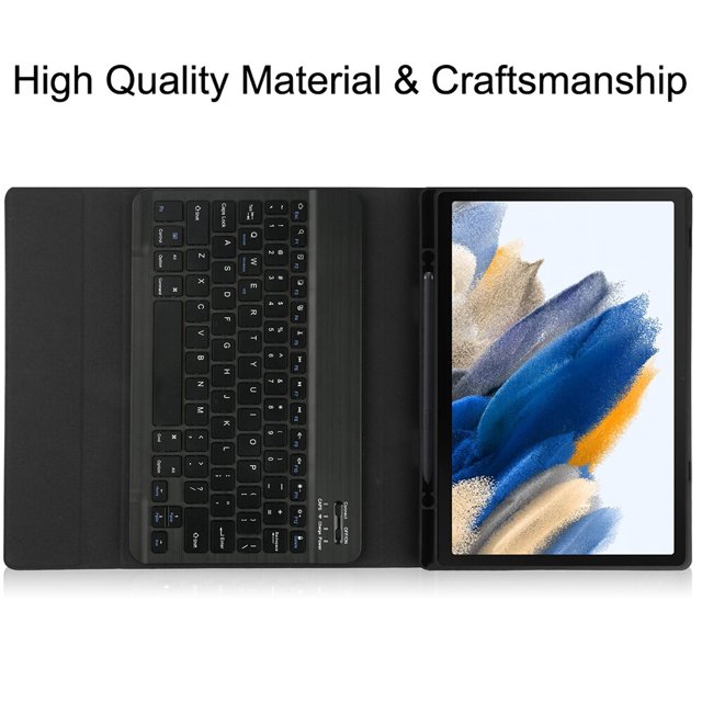Mistaha Portable Detachable Tablet Protective Case with Bluetooth Keyboard Pen Slot Compatible with Samsung Tab