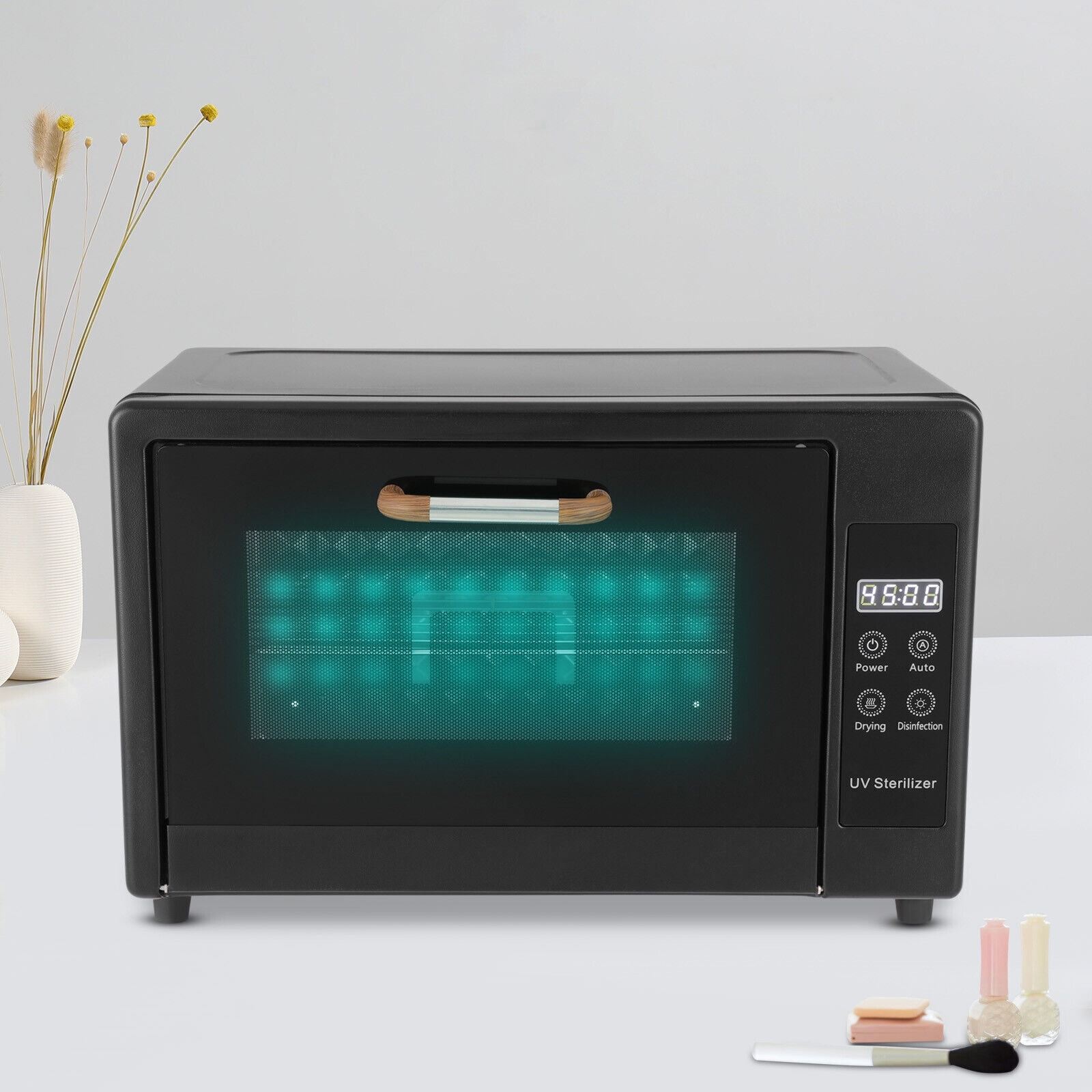 Multifunctional 2 Tiers Sanitizer, Modern Style Stainless Steel Dryer, 110V-60Hz Large Capacity Dryer Machine Drying Temp: 75℃/ 167 ℉
