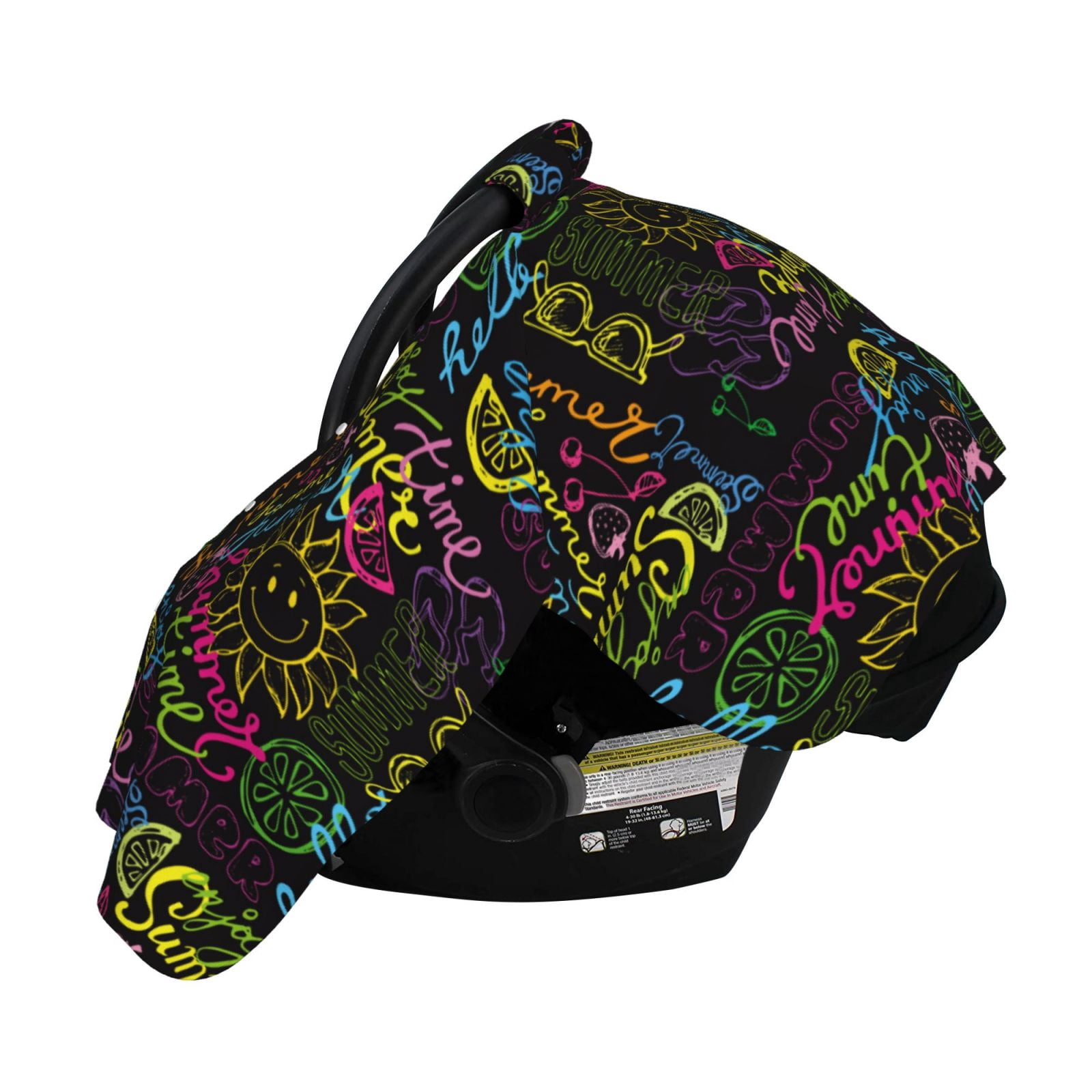 Naloa Color Summer Baby Car Seat Cover, Breathable Baby Carrier Cover, Multiuse Baby Carrier Cover & Nursing Breastfeeding Cover