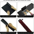 thumbnail image 5 of 4XL Oversized Large Mouse Pads (55" x 24") - PU Leather Extended Large Gaming Mousepad Desk Mat - Nonslip Base and Waterproof Desktop Keyboard Extended Mouse Mat (Black, 4XL - Oversized), 5 of 6