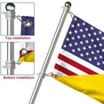 thumbnail image 6 of Flagwix US Ukraine Grommet Flag Stand With Ukraine DDH3333GF - 3x5 ft., With Flag Pole Rings, 6 of 6